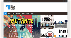 Desktop Screenshot of bcnmusicexport.com