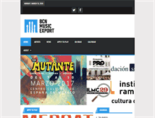 Tablet Screenshot of bcnmusicexport.com